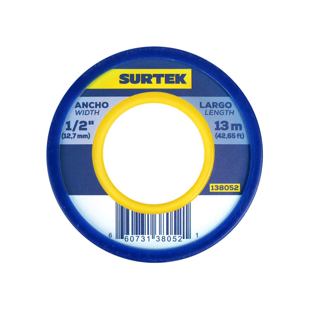 Cinta sella roscas 1/2'' x 13 m 138052 Surtek - Miniatura 3