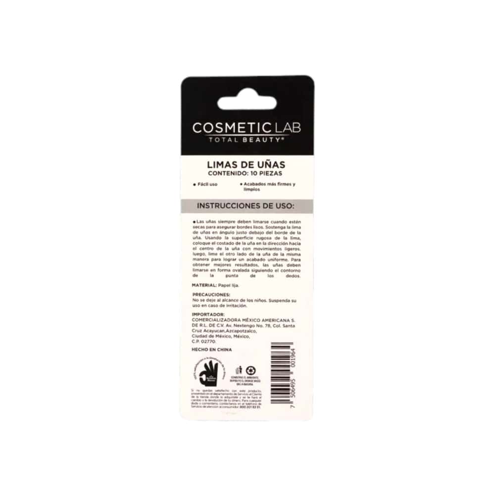 Limas de uñas Cosmetic Lab (10 U) - Miniatura 2