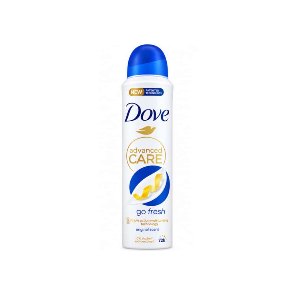 Desodorante antitranspirante en aerosol Dove Advanced Care Go Fresh Original Scent 72h (150 ml) - Miniatura 1