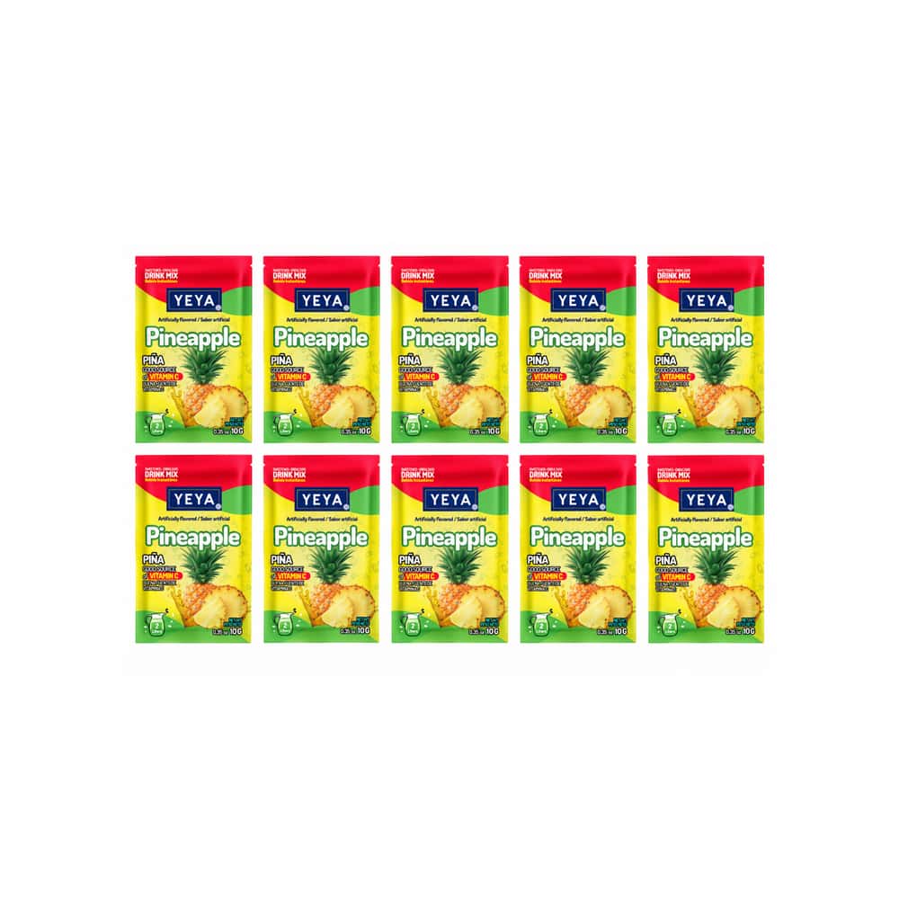 Refresco instantáneo sabor piña YEYA (10 x 10 g / 0.35 oz) - Miniatura 1
