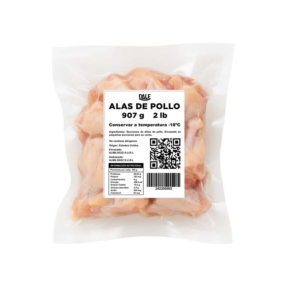 Alas de pollo Dale (907 g / 2 lb) - Miniatura 2