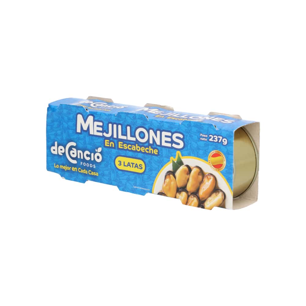 Mejillones en escabeche deCancio Foods (237 g / 8.36 oz) - Miniatura 1