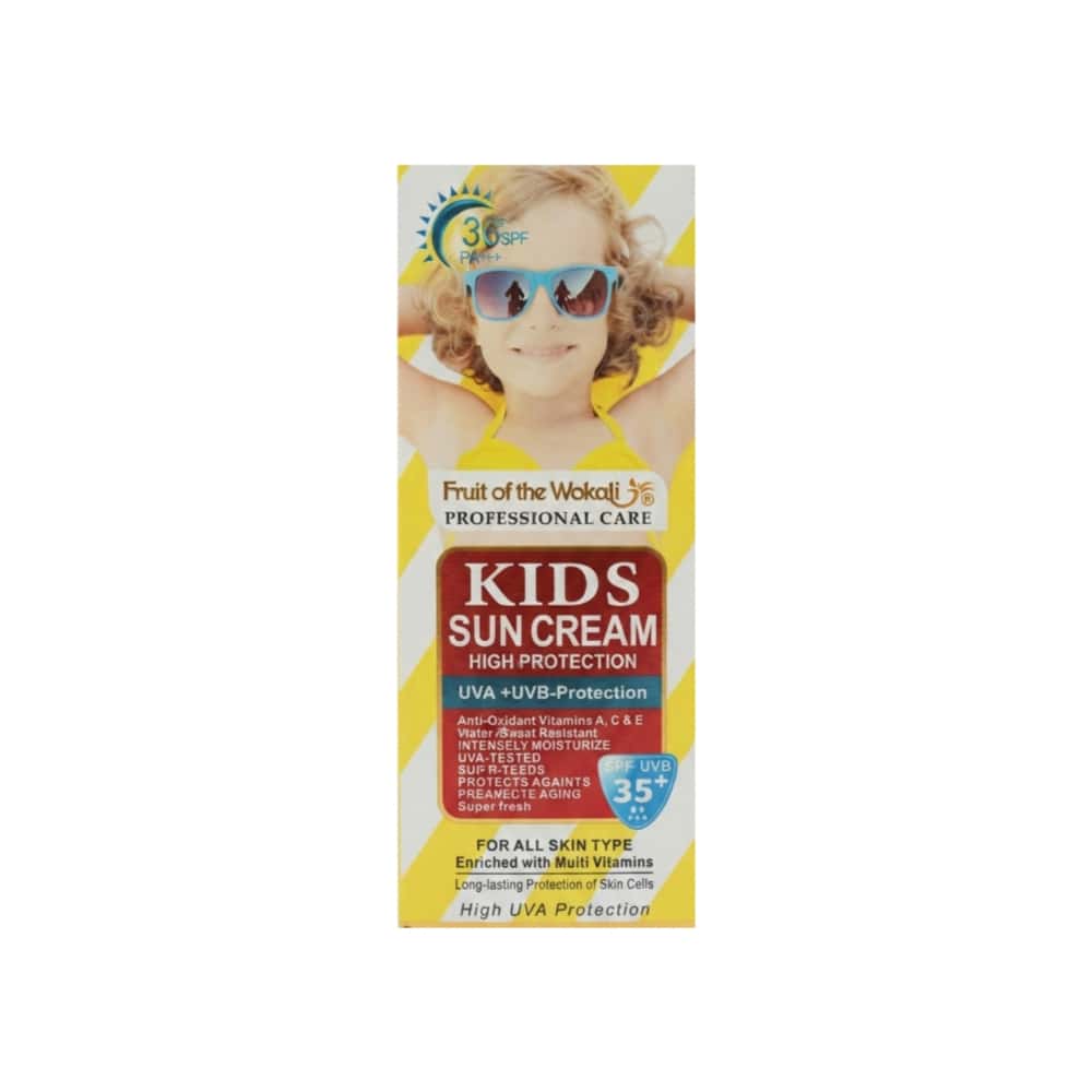 Protector solar de alta protección Wokali con fruta SPF 35+ Sun (130 ml) - Miniatura 2