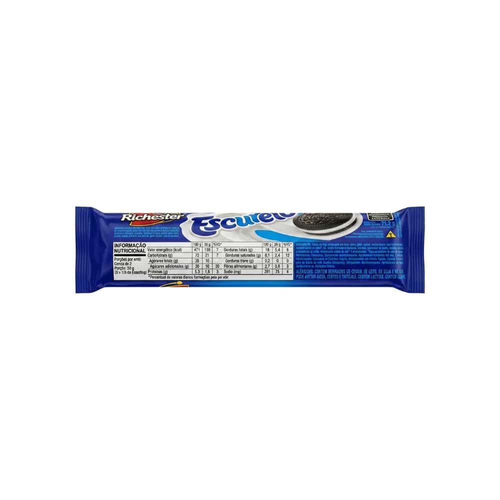 Galletas de chocolate con relleno sabor a vainilla Richester (71.2 g / 2.51 oz) - Miniatura 2