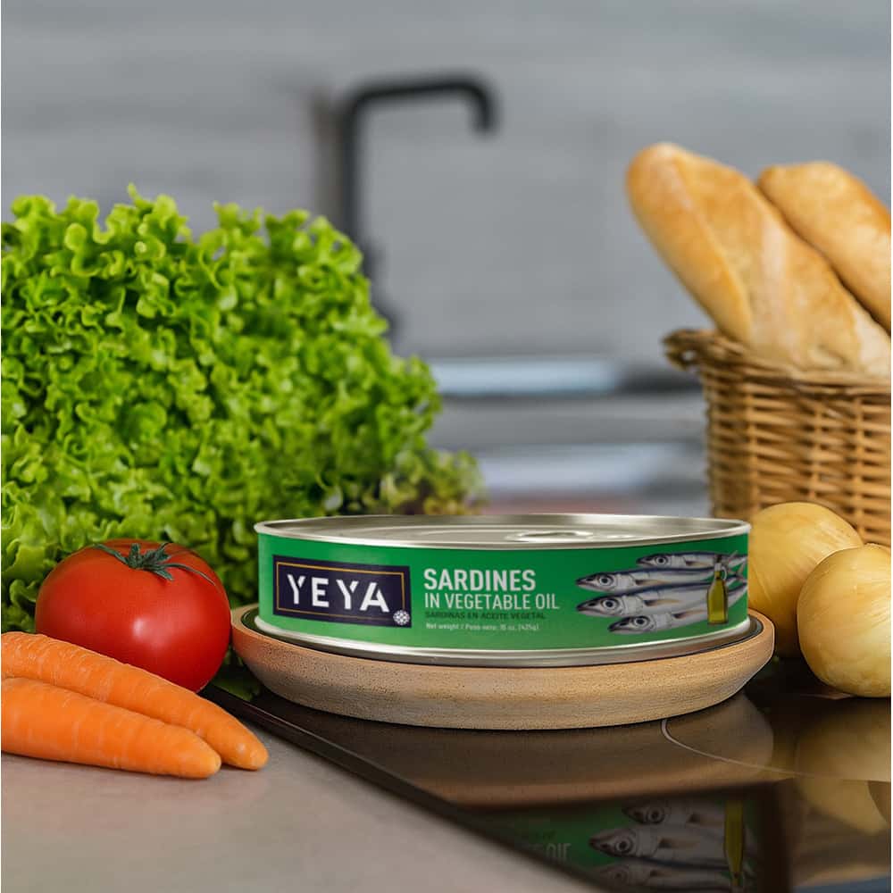 Sardinas en aceite vegetal YEYA (425 g / 15 oz) - Miniatura 4