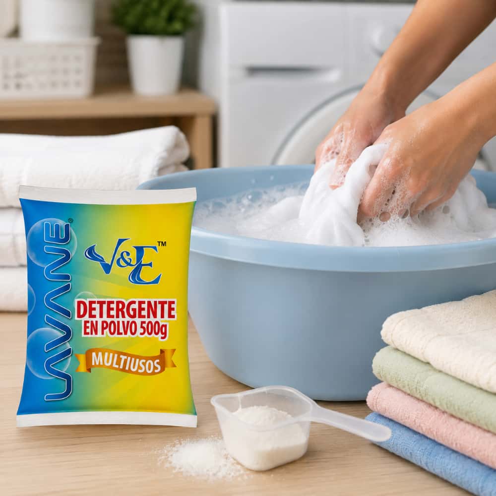 Detergente en polvo multiuso con aroma floral Lavane (8 x 500 g / 1.1 lb) - Miniatura 3