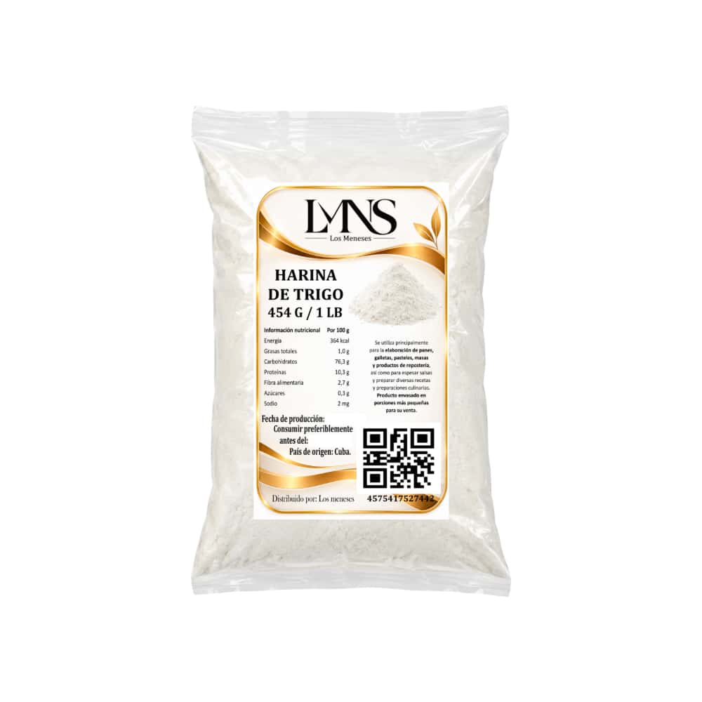 Harina de trigo Los Meneses (454 g / 1 lb) - Miniatura 1