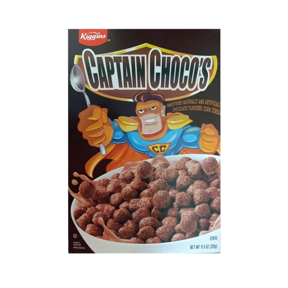 Cereal de maíz con sabor a chocolate endulzado natural y artificialmente Kiggins (326 g / 11.5 oz) - Miniatura 1