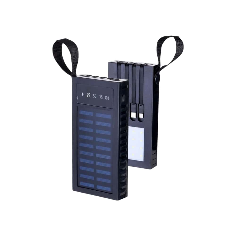 Cargador portátil con linterna LED y panel solar de 10000 mAh Linkmax - Miniatura 2