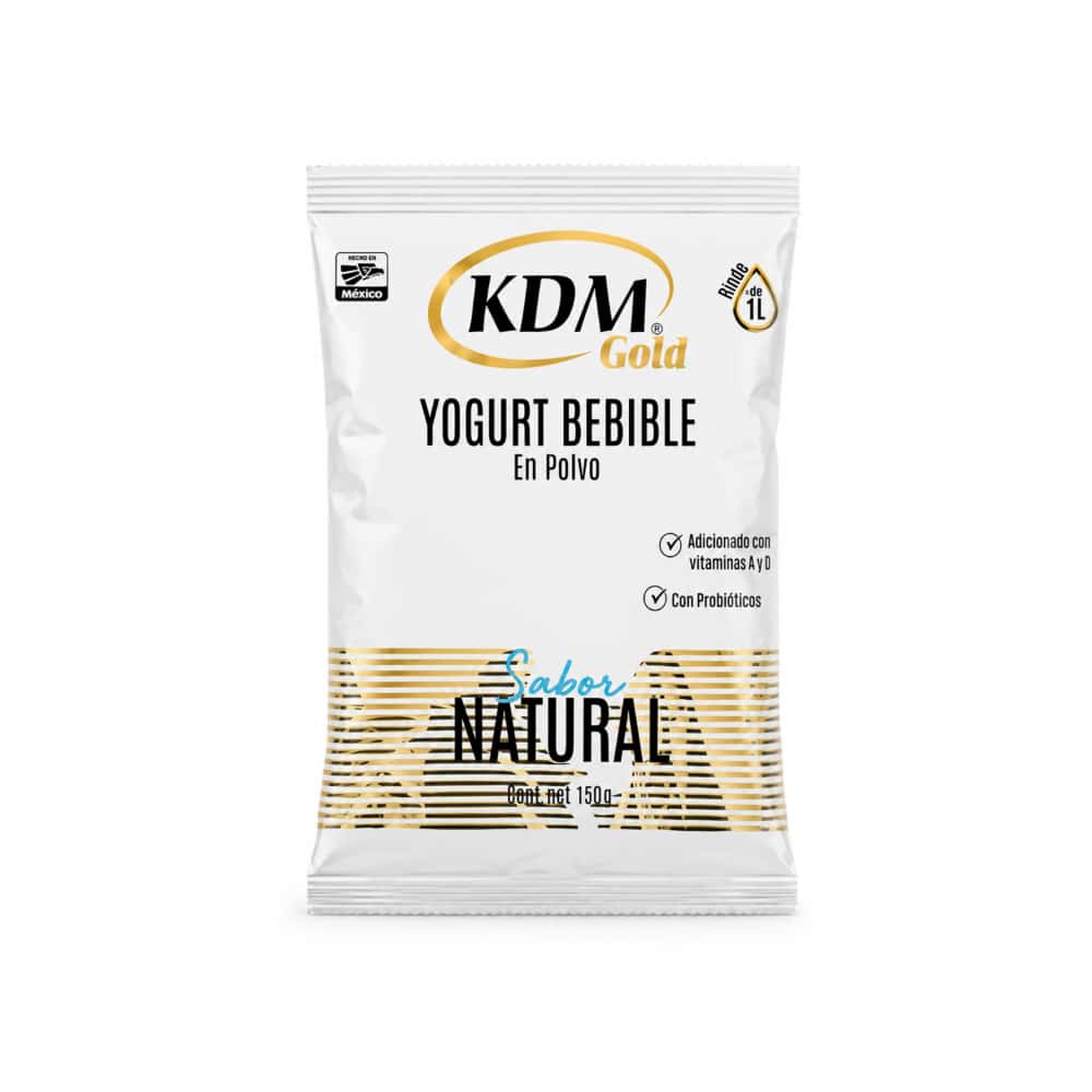 Yogurt en polvo bebible sabor natural KDM Gold (150 g / 5.29 oz) - Miniatura 1