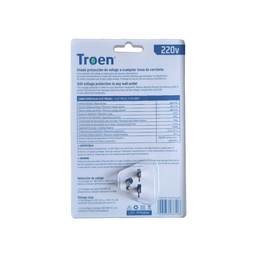 Protector de voltaje para aire acondicionado de 220 V Troen - Miniatura 4