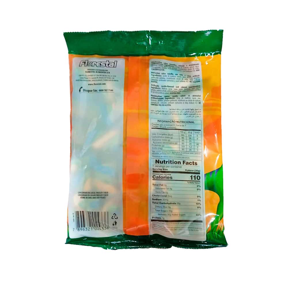 Malvavisco Fofs Dinos sabor vainilla Florestal (220 g / 7.76 oz) - Miniatura 2