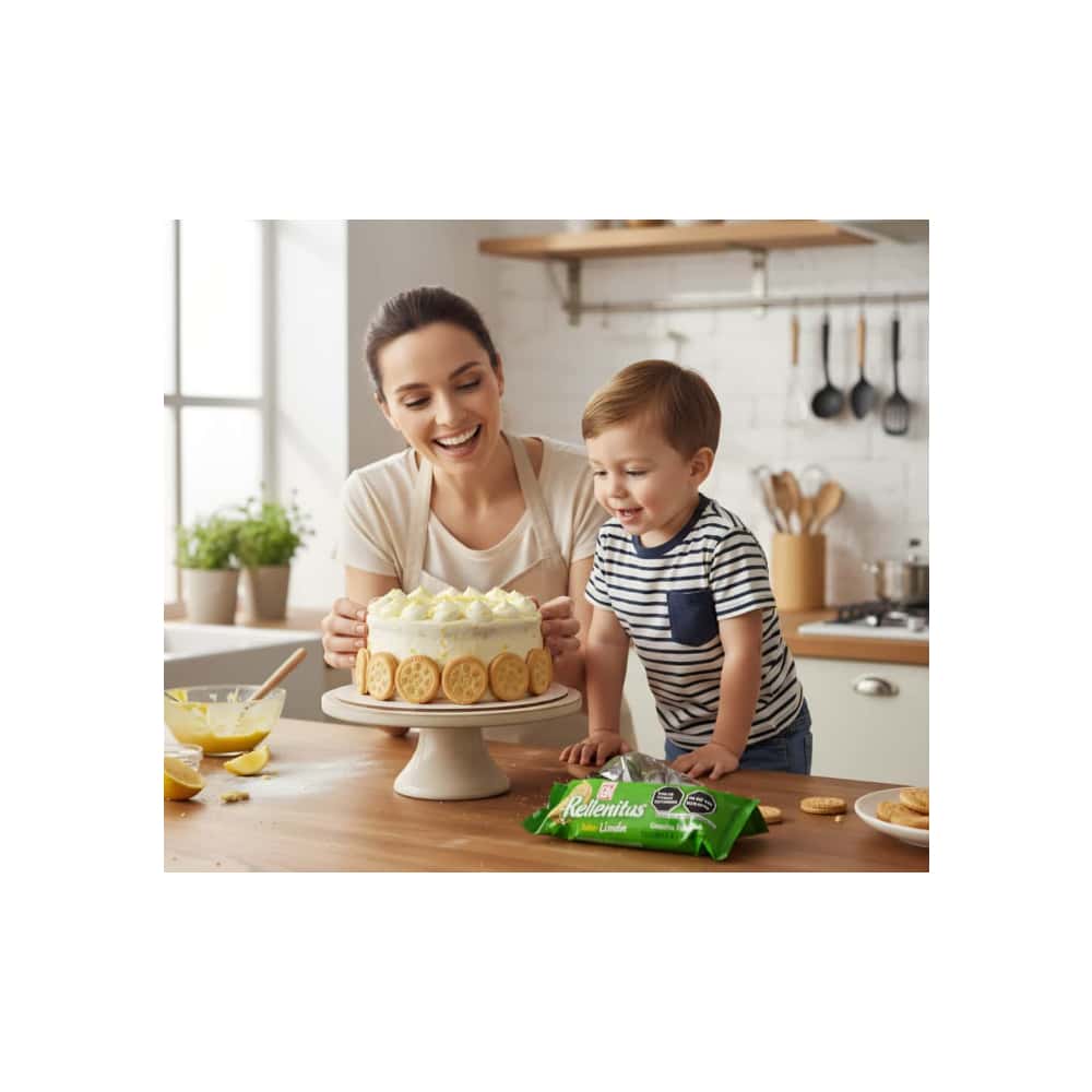 Galletas con crema sabor natural a limón Rellenitas GN (36 g / 1.27 oz) - Miniatura 5