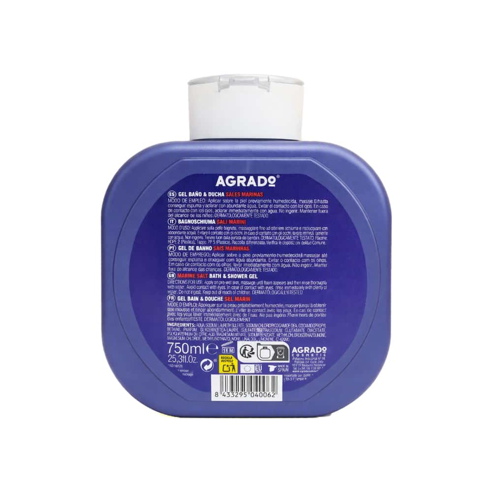 Gel de baño y ducha Sales Marinas Agrado (750 ml) - Miniatura 2