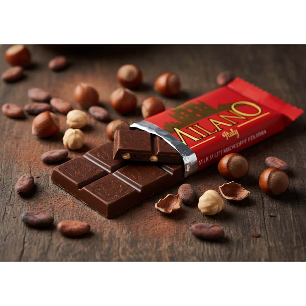 Barra de chocolate con avellanas Akai Milano (55 g / 1.94 oz) - Miniatura 5