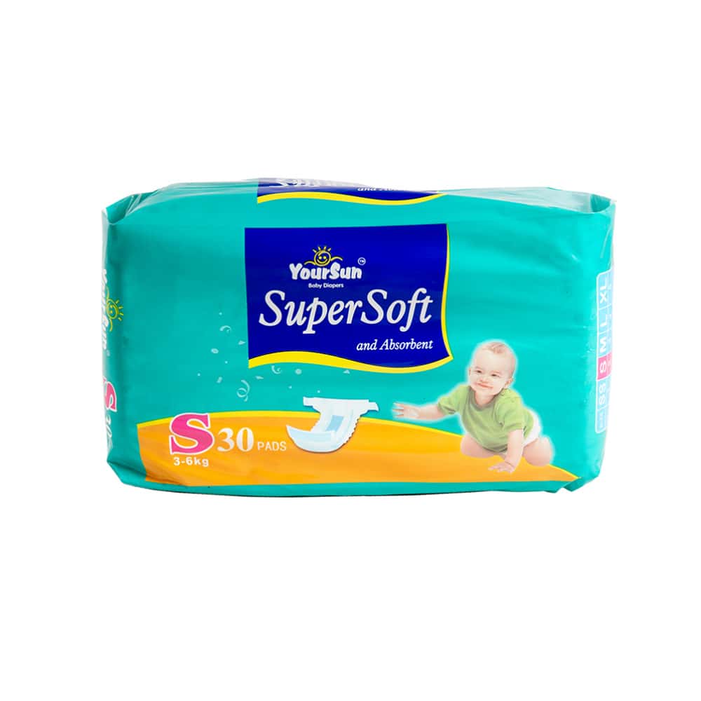 Pañales desechables para bebé de 3 - 6 kg talla S YourSun (30 U) - Miniatura 3
