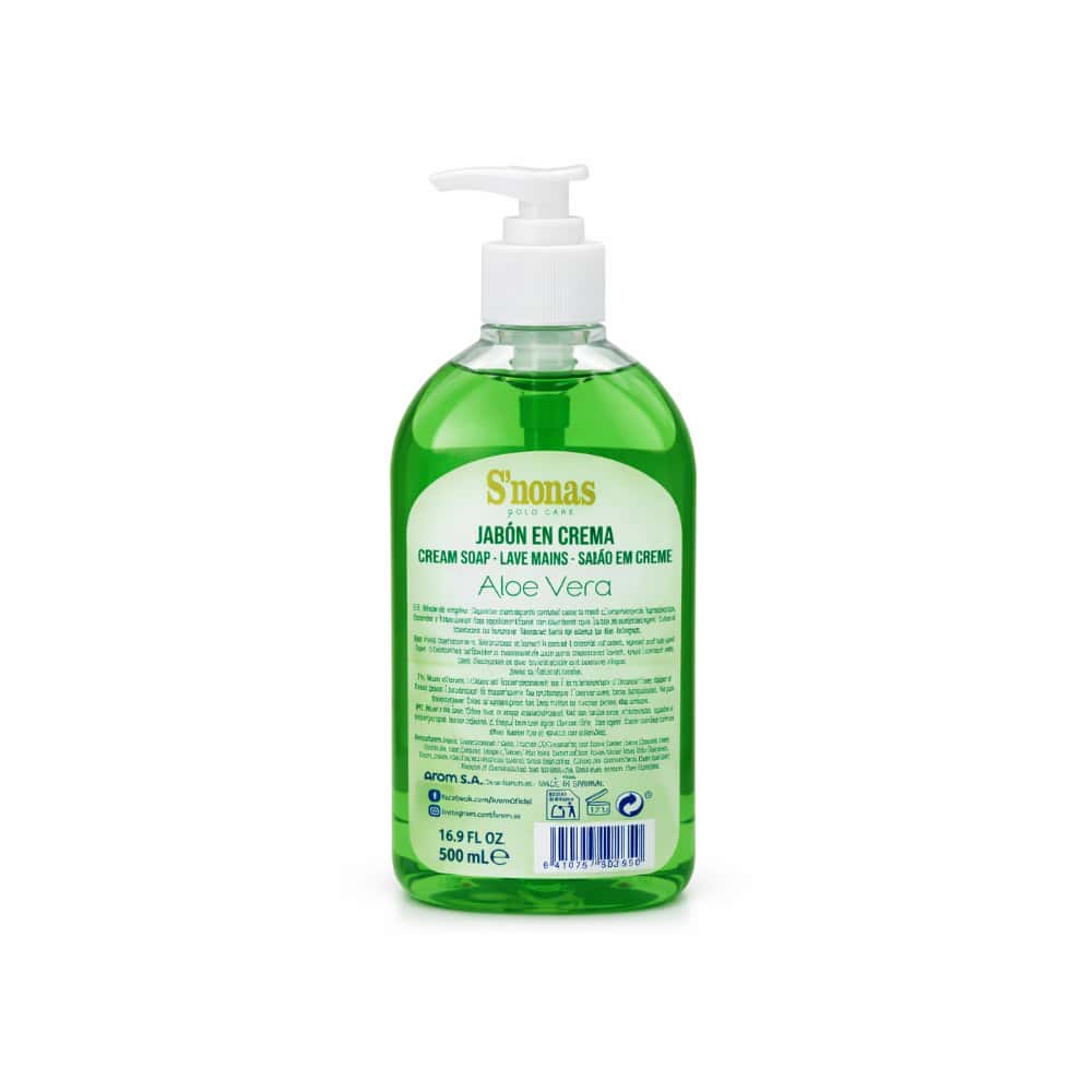 Jabón dosificador áloe vera S'nonas (500 ml) - Miniatura 2