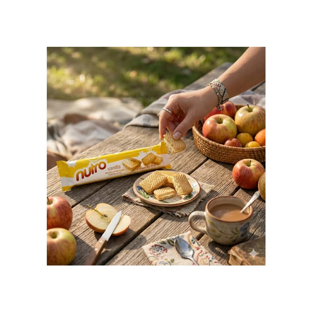 Galletas sándwich con crema sabor vainilla Nutro (45 g / 1.58 oz) - Miniatura 5