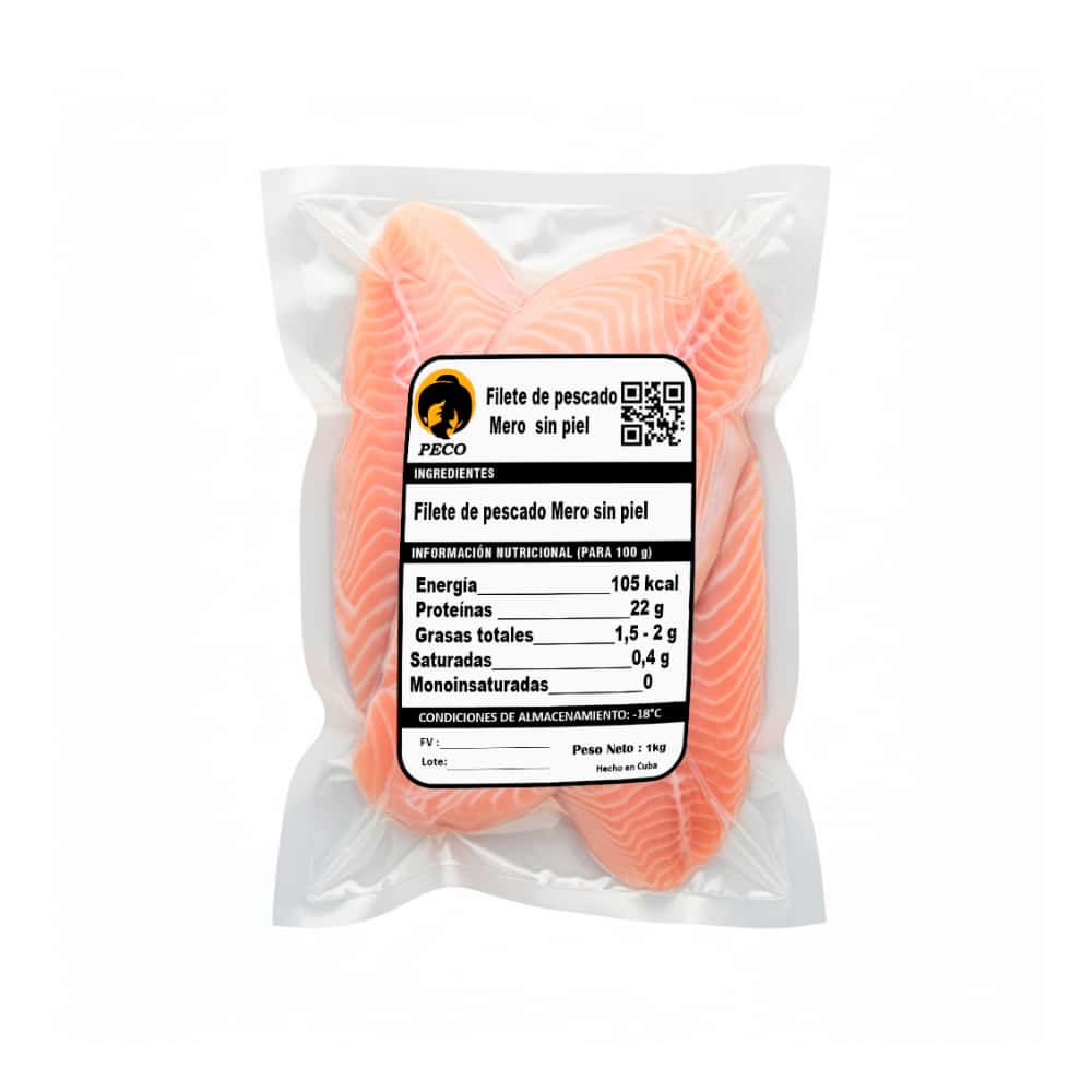 Filete de pescado mero sin piel Peco (1 kg / 2.2 lb) - Miniatura 2