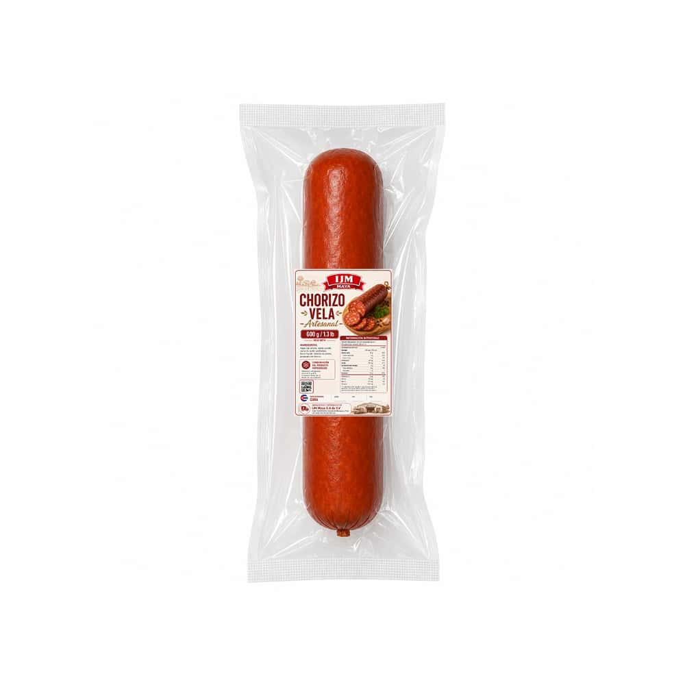 Chorizo Vela artesanal IJM Maya (600 g / 1.3 lb) - Miniatura 1