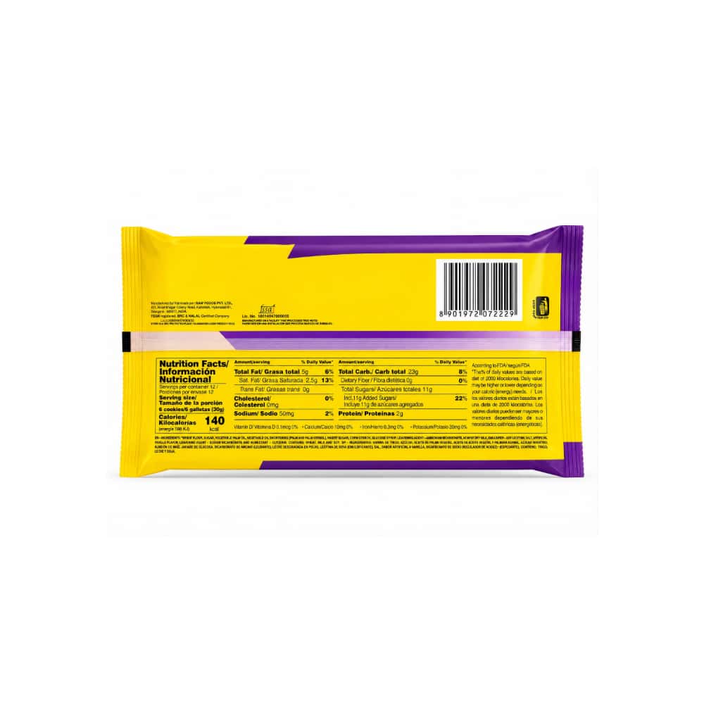 Galletas sándwich sabor vainilla Anika (360 g / 12.7 oz) - Miniatura 2