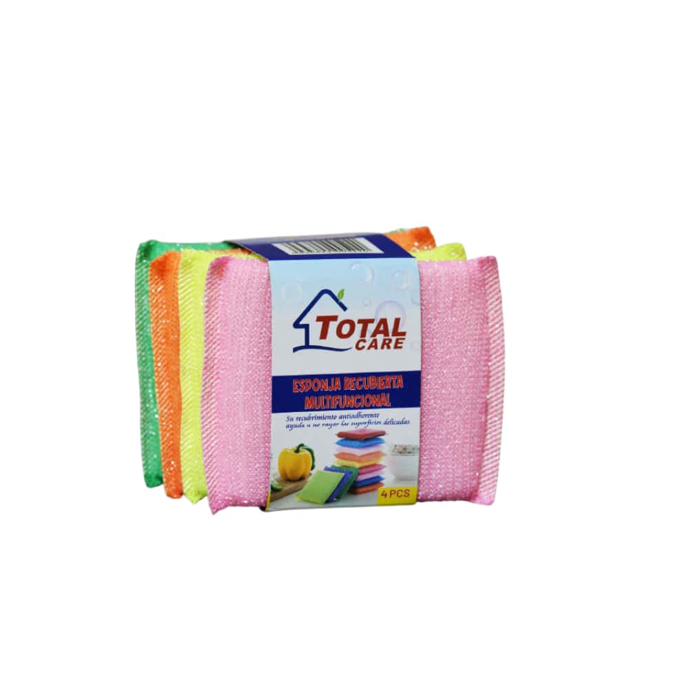 Esponja recubierta multifuncional Total Care (4 U) - Miniatura 1