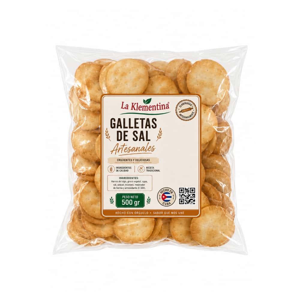 Galletas de sal artesanales La Klementina (500 g / 1.10 lb) - Miniatura 1