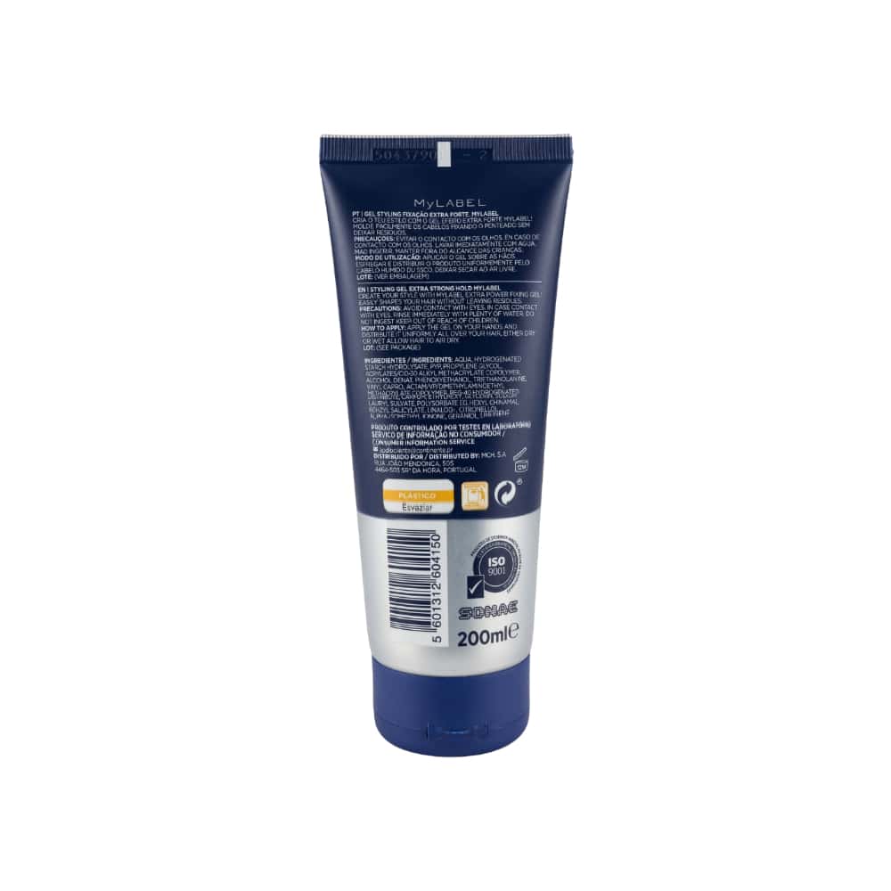 Gel fijador extra fuerte para el cabello MyLabel (200 ml / 6.76 fl oz) - Miniatura 2