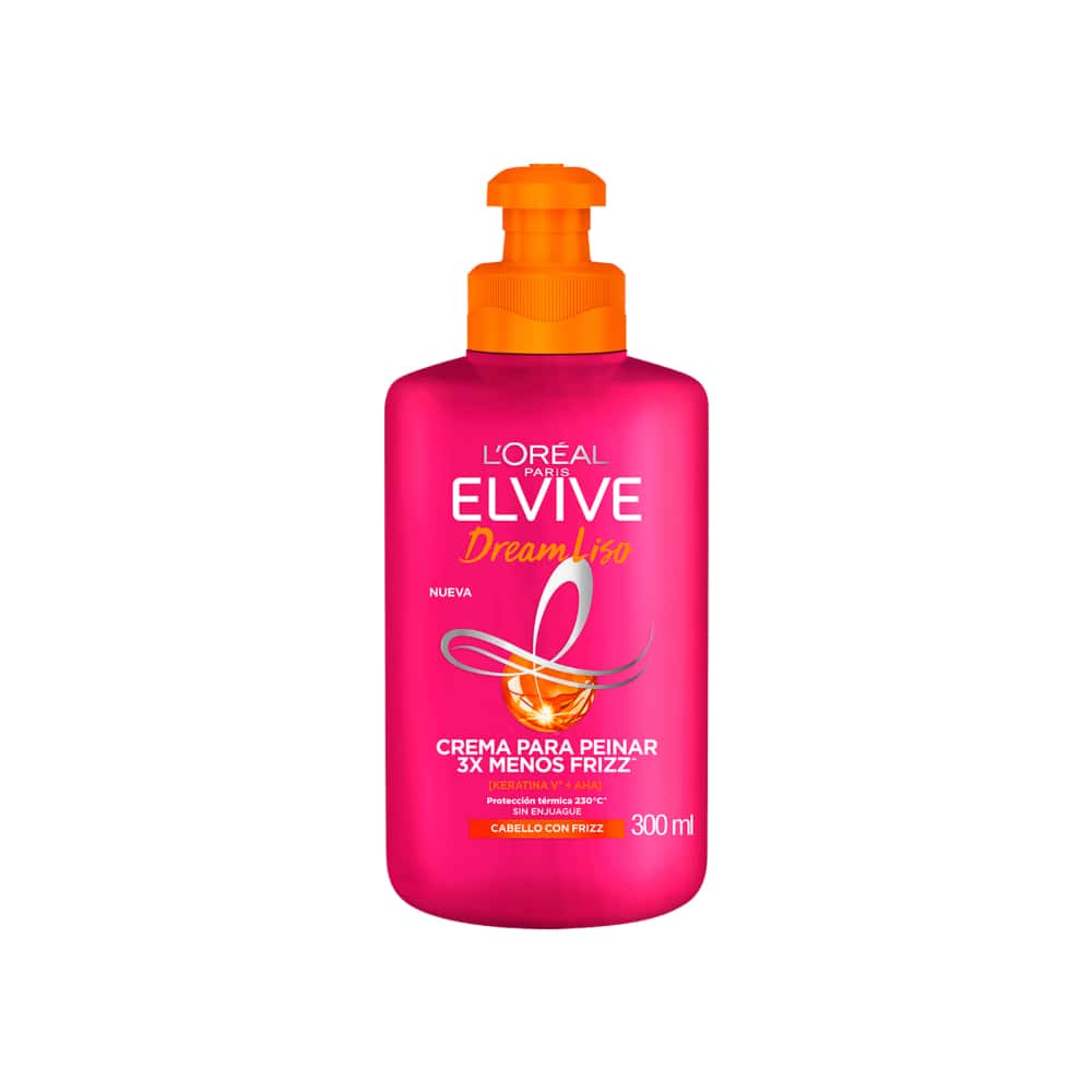 Crema para peinar Dream Liso L'Oréal Paris Elvive (300 ml) - Miniatura 1