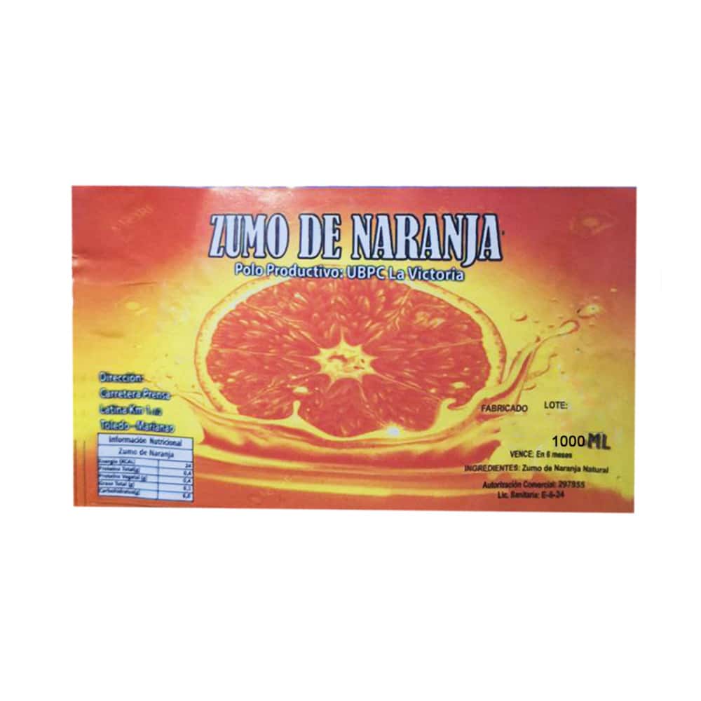 Zumo de naranja (5 x 1 L) - Miniatura 2