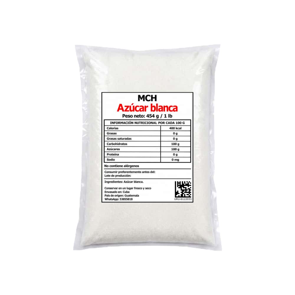 Azúcar blanca MCH (454 g / 1 lb) - Miniatura 1