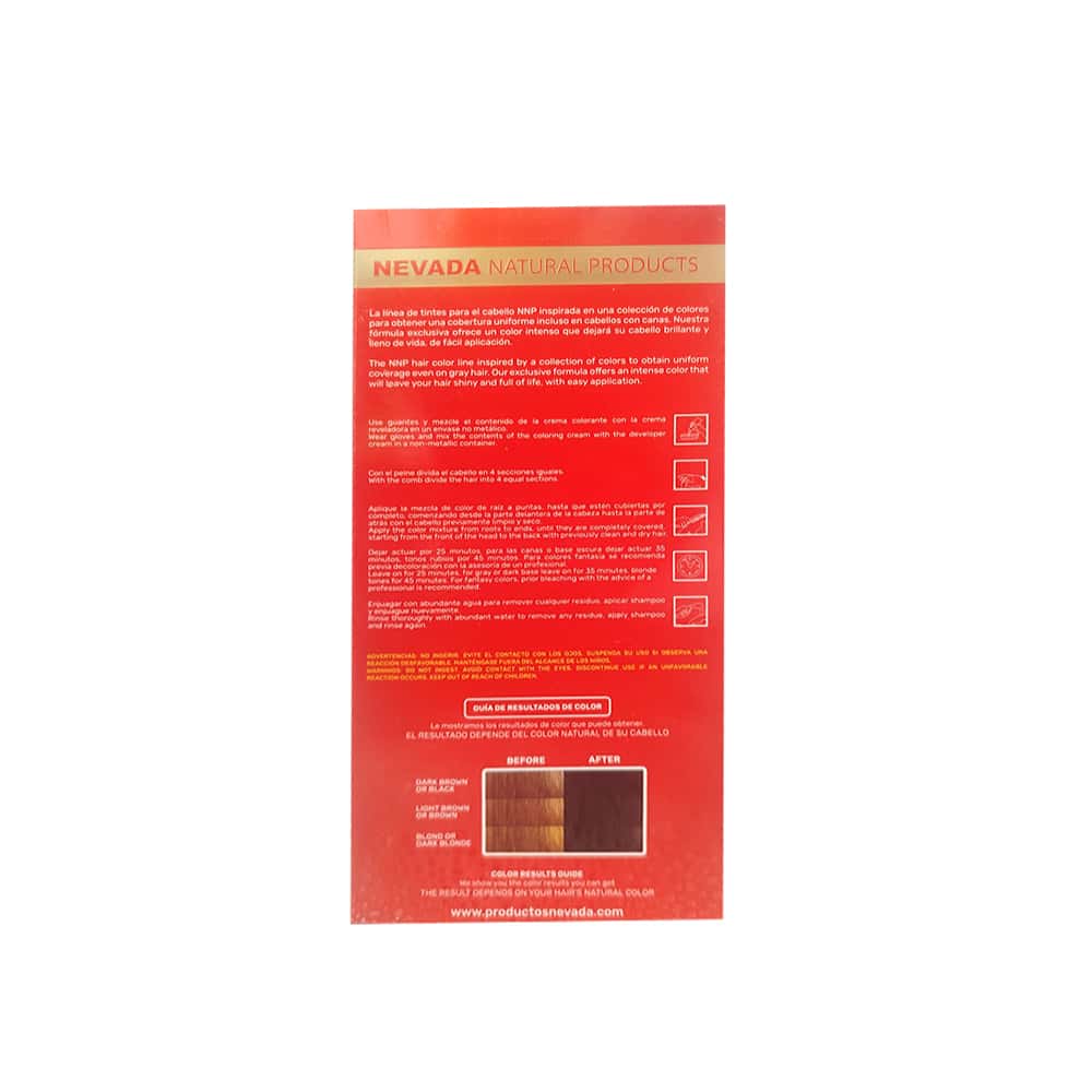 Tinte capilar permanente No. 6.35 chocolate Natural Color Nevada - Miniatura 2