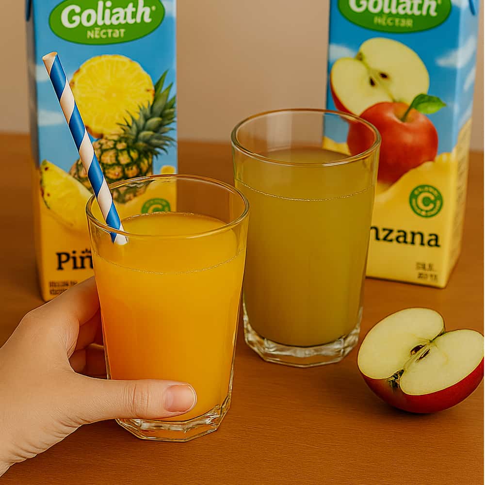 Jugos mixtos sabor a manzana + piña Goliath - Miniatura 4