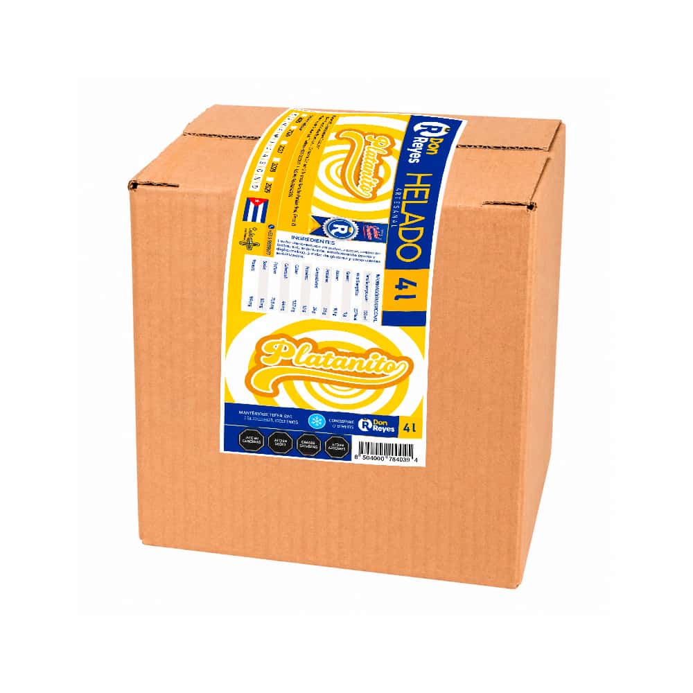 Helado artesanal sabor a platanito Don Reyes (4 L) - Miniatura 1