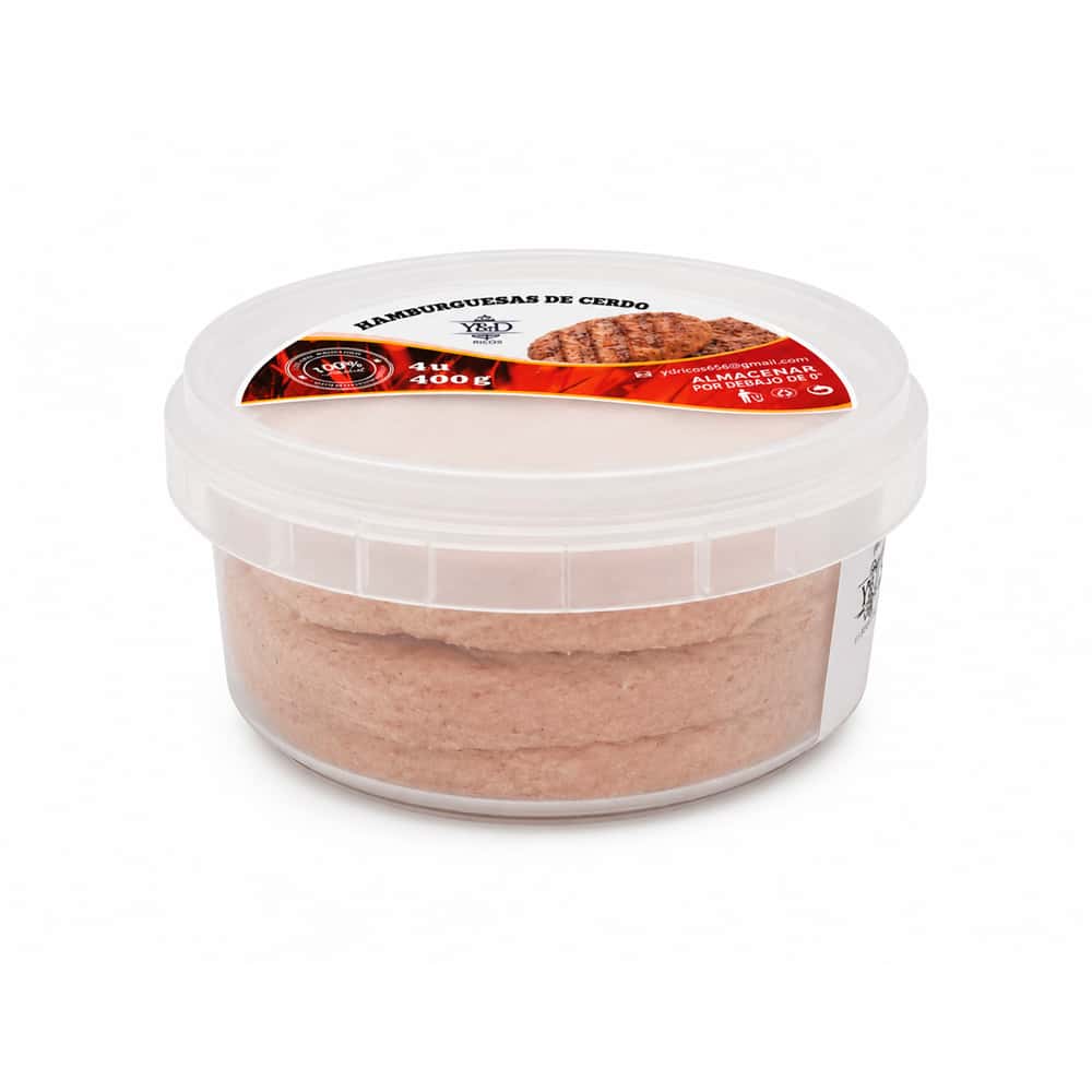 Hamburguesas de cerdo Y&D (400 g / 14.11 oz) - Miniatura 2