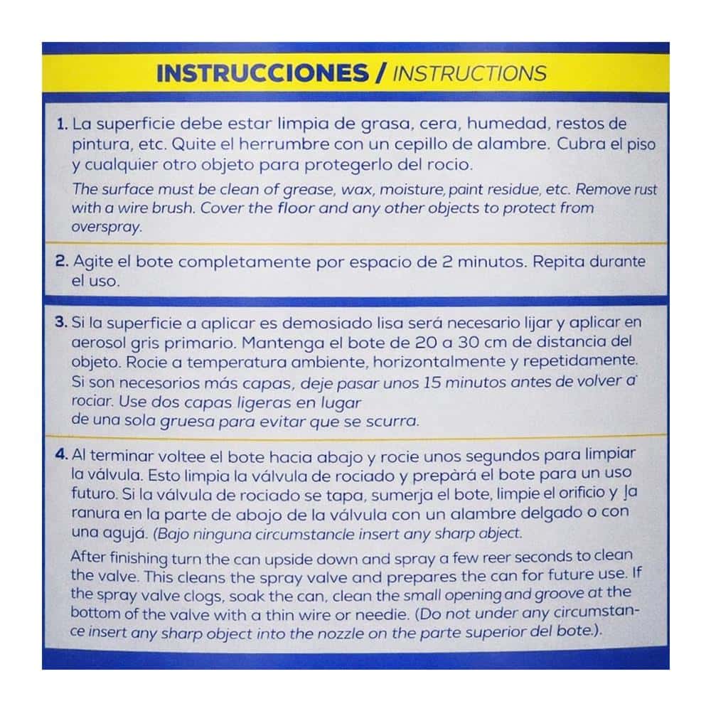 Pintura en aerosol color azul cielo Surtek AES423 (400 ml) - Miniatura 4
