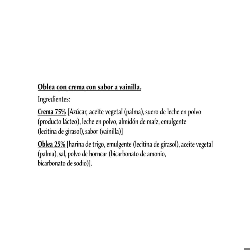 Obleas con crema sabor vainilla Oylum (240 g / 8.46 oz) - Miniatura 4