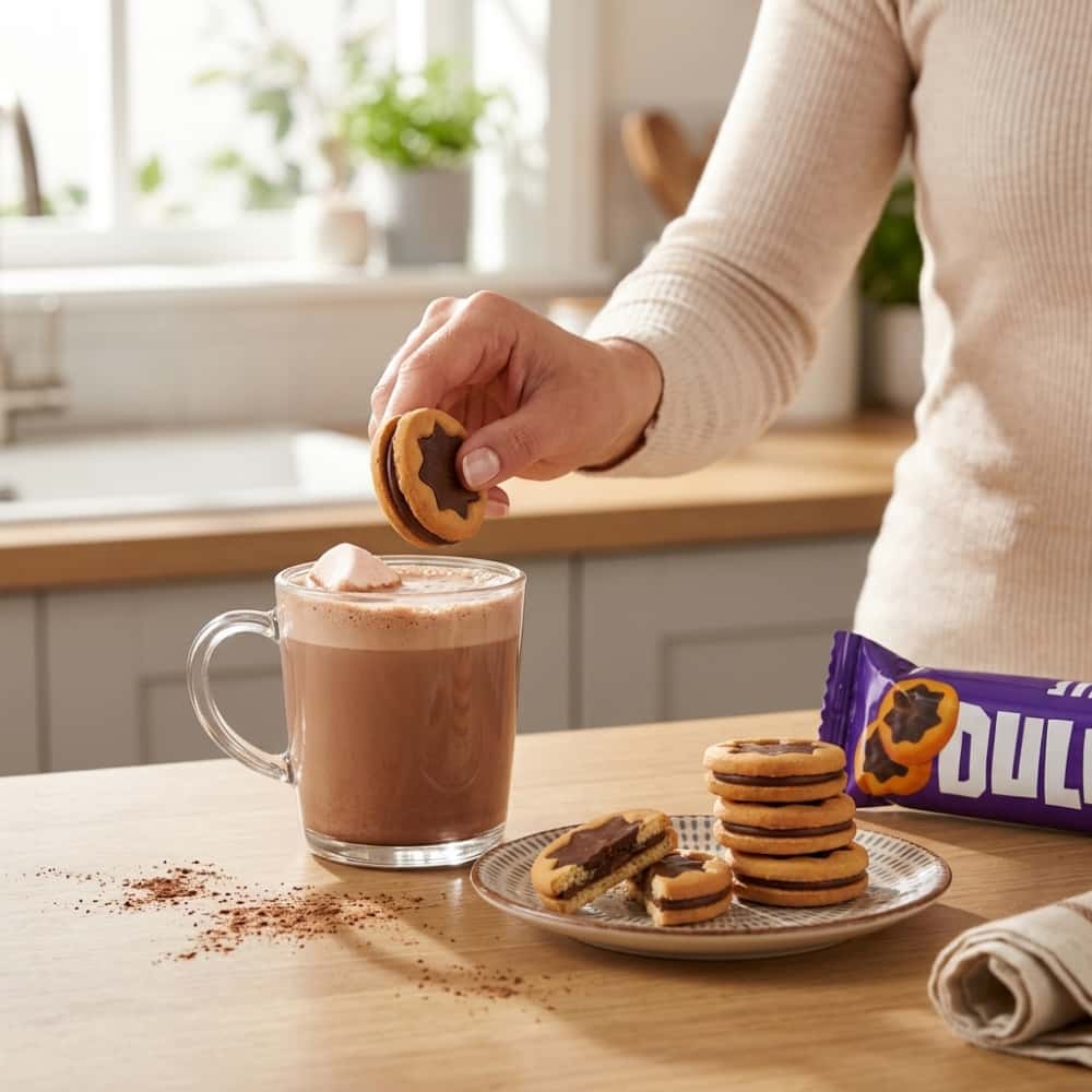 Galletas tipo sándwich con crema sabor chocolate Dulce (60 g / 2.12 oz) - Miniatura 4