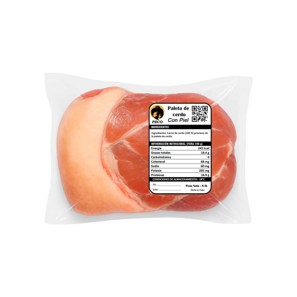 Paleta de cerdo con piel Peco (2.72 kg / 6 lb) - Miniatura 3