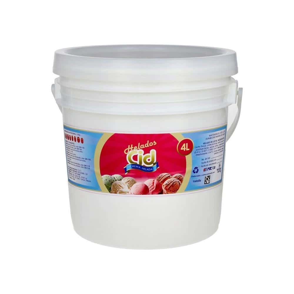 Helado sabor vainilla CID (4 L) - Miniatura 1