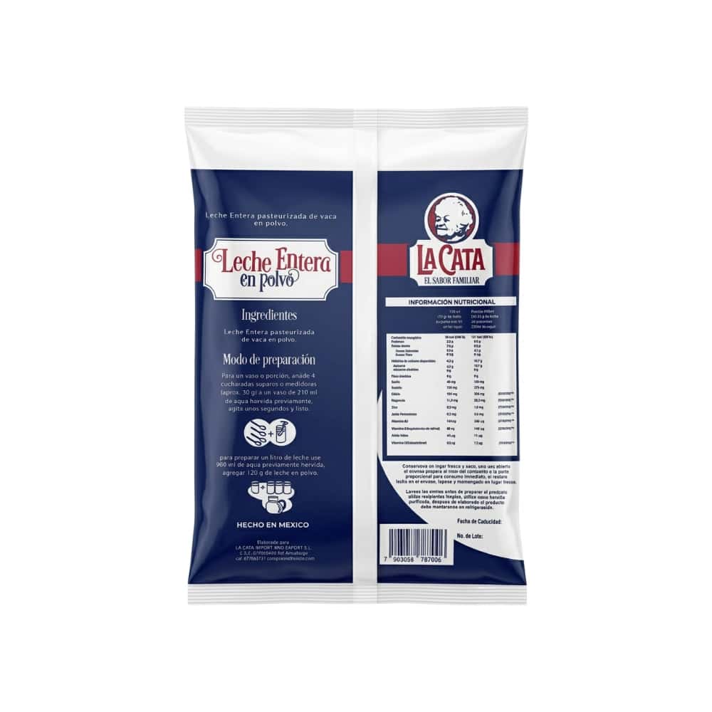Leche en polvo entera La Cata ( 2 x 1 kg / 2.20 lb) - Miniatura 3