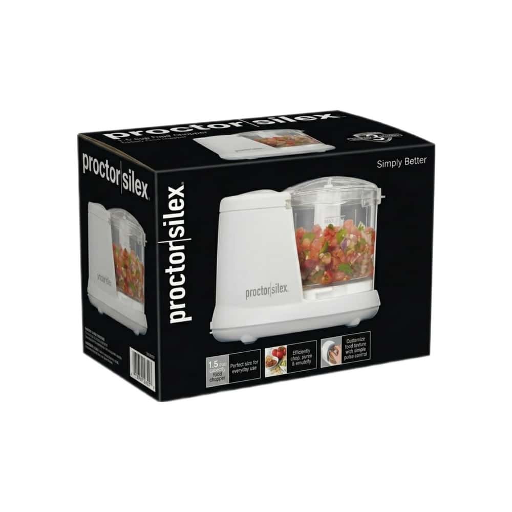 Picadora eléctrica color blanca Proctor Silex (1.5 tazas) - Miniatura 3