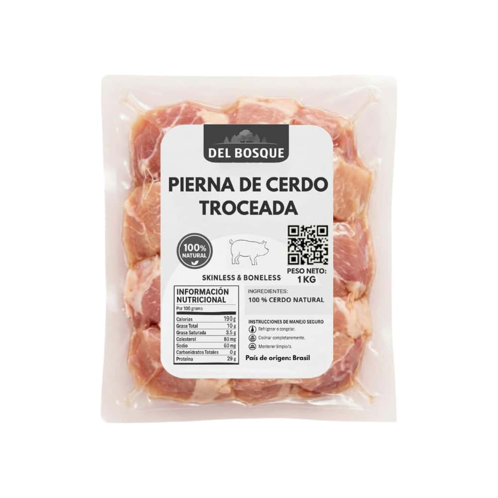 Pierna de cerdo troceada Del Bosque (1 kg / 2.2 lb) - Miniatura 1