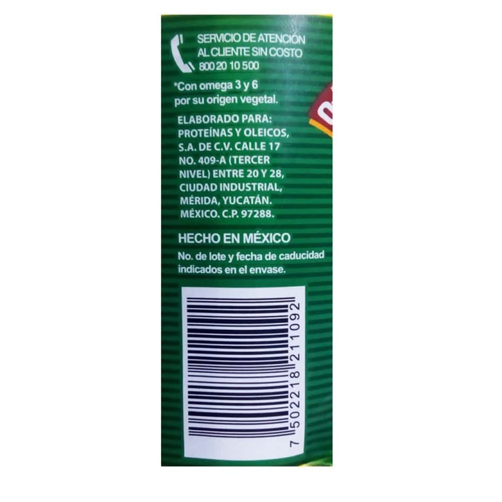 Aceite de soya puro Hysa (1 L) - Miniatura 4