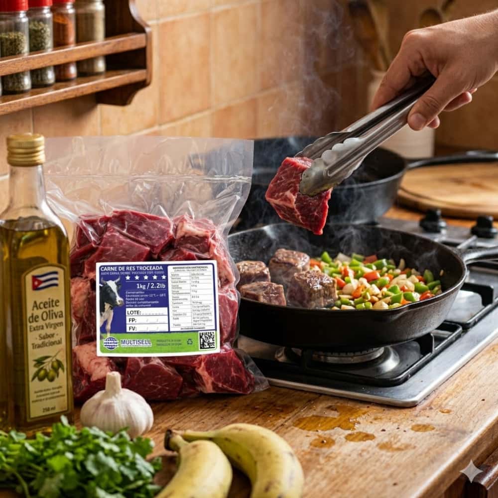 Carne de res troceada Multisell (1 kg / 2.2 lb) - Miniatura 5