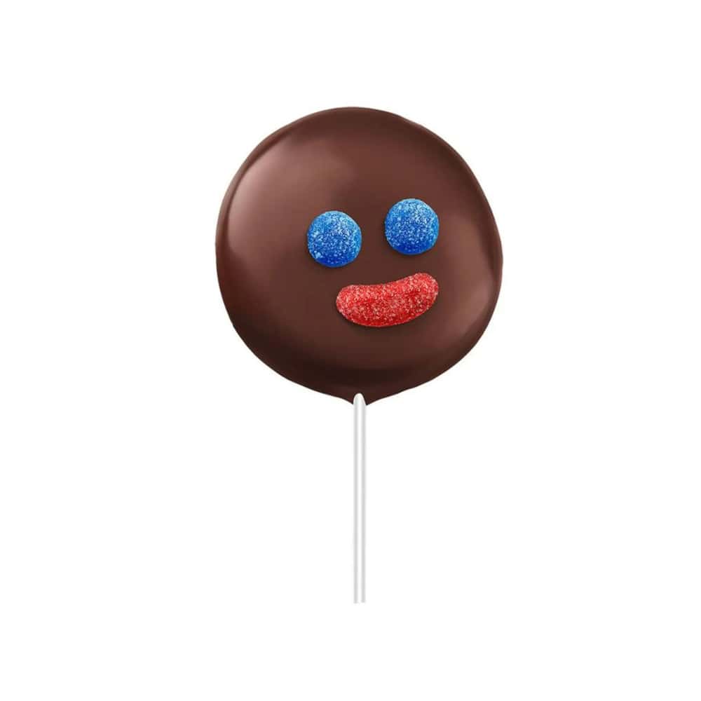 Paleta payaso de malvavisco con cobertura sabor a chocolate y gomitas Ricolino (43.5 g / 1.5 oz) - Miniatura 2