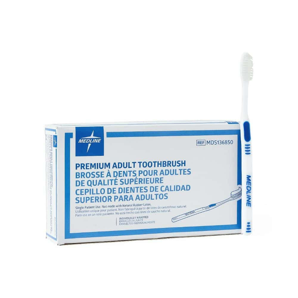 Cepillo de dientes para adultos suave Medline - Miniatura 4