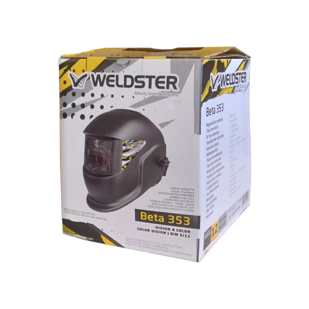 Careta electrónica de soldar Weldster Beta 353 - Miniatura 2