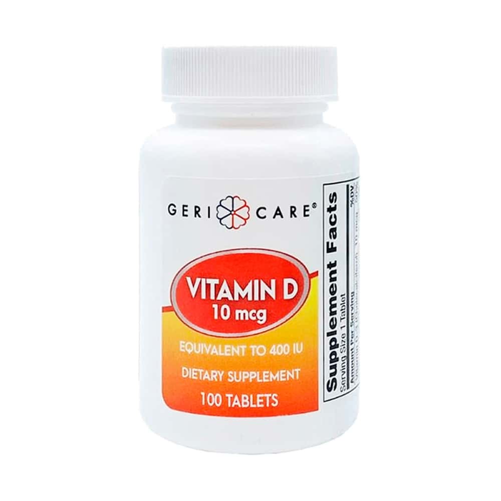 Vitamina D 10 mcg Gericare (100 tabletas) - Miniatura 1