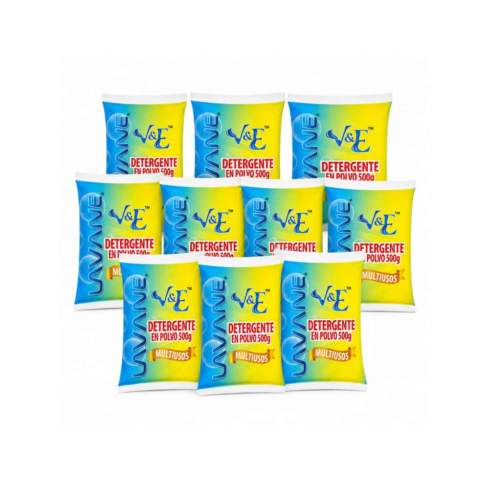 Detergente en polvo multiuso con aroma floral Lavane (10 x 500 g / 1.1 lb) - Miniatura 1